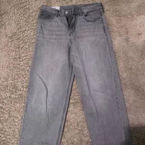 Loose Grey Jeans (32/32)